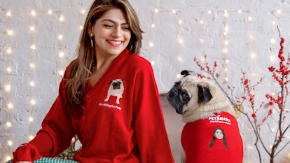 Here's how to get PetSmart's custom "Pawliday" holiday Sweater set for you and your fur baby.