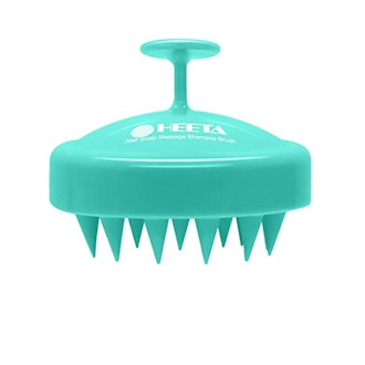 HEETA Scalp Care Hair Brush with Soft Silicone Scalp Massager