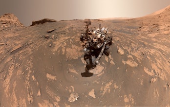 mars curiosity selfie