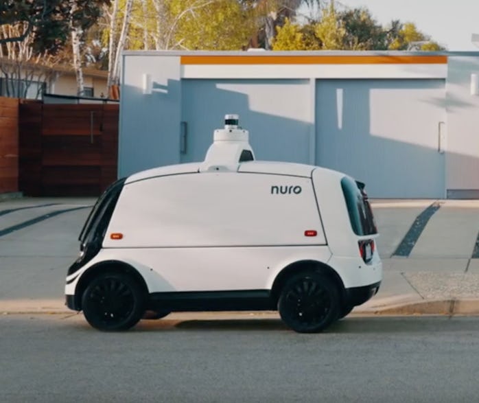 Nuro R2 driverless vehicle promo image