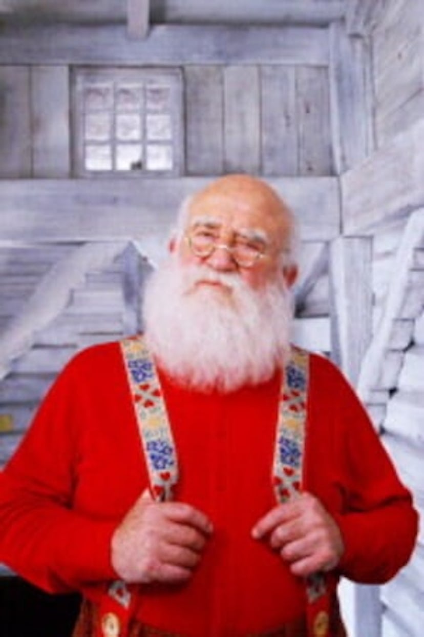 Ed Asner as Santa in 'Elf.'