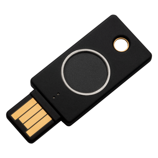 Yubio Bio security key