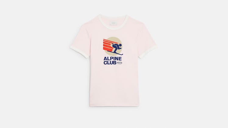 Coach Alpine Club T-Shirt In Organic Cotton.