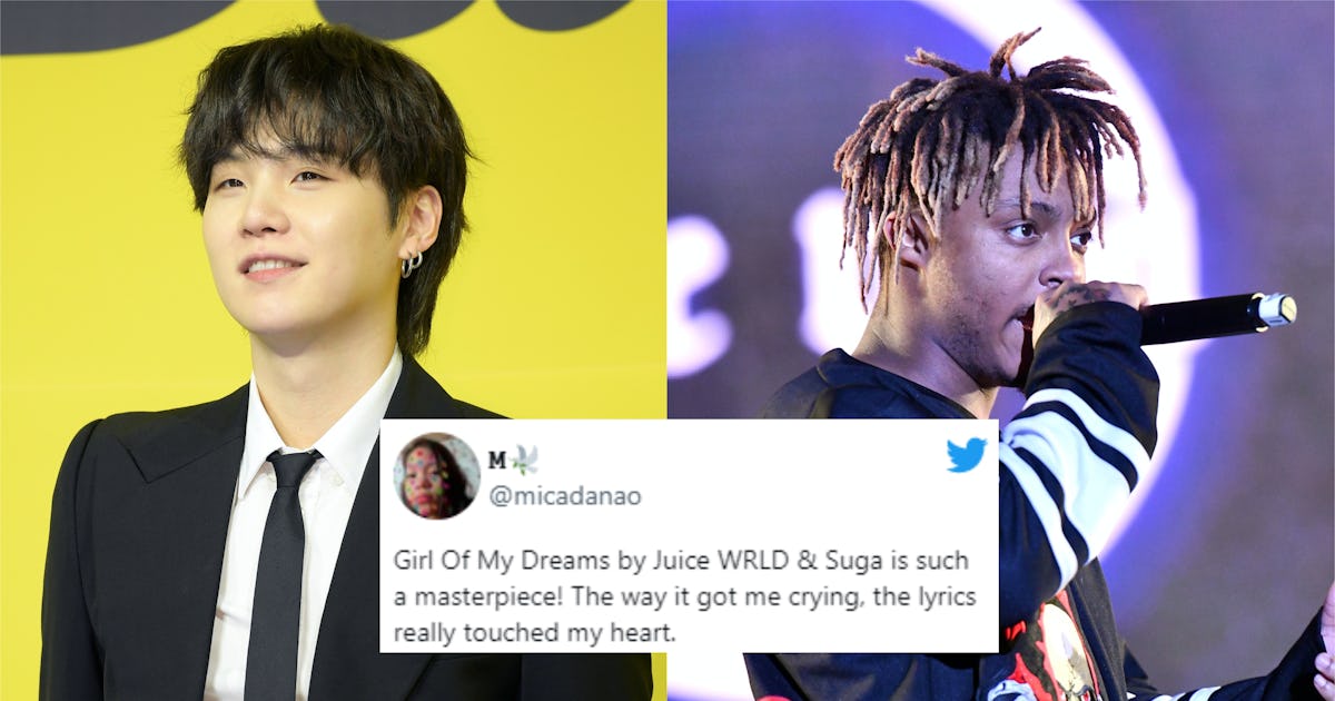 Juice Wrld Bts Suga S Girl Of My Dreams Lyrics In English Are Emotional Juice Wrld Bts Suga S Girl Of My Dreams Lyrics In English Are Emotional
