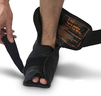 Vive Ankle Ice Pack Wrap - Foot Cold / Hot Compression Brace