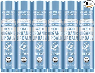 Dr. Bronner's Organic Naked Lip Balm (6-Pack)
