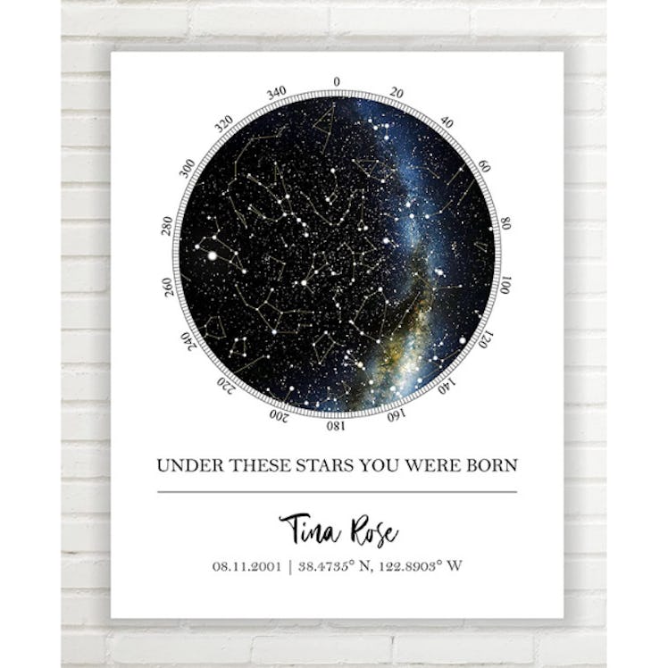 DreamTree Prints Custom Star Map