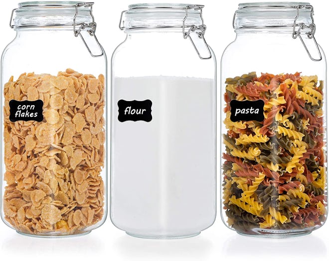 Vtopmart 78oz Glass Food Storage Jars