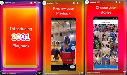 Here's how to get Instagram's 2021 year in review Playback Story.