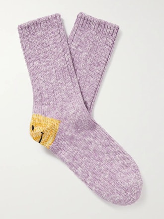 Kapital Intarsia Cotton-Blend Socks