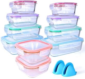 Bo-Toys Glass Food Storage (Set Of 10)