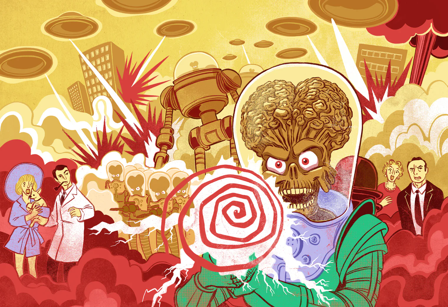 The oral history of 'Mars Attacks,' Tim Burton’s misunderstood sci-fi ...