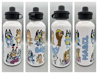 Bluey water bottle is a great gift for bluey fans