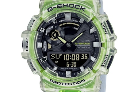 Casio G-Shock watch in translucent color