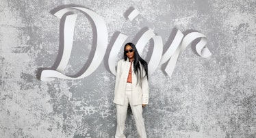Naomi Campbell attends the Dior Men's Fall 2022 show