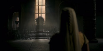 The Iron Throne, zoals te zien in de eerste trailer voor House of the Dragon