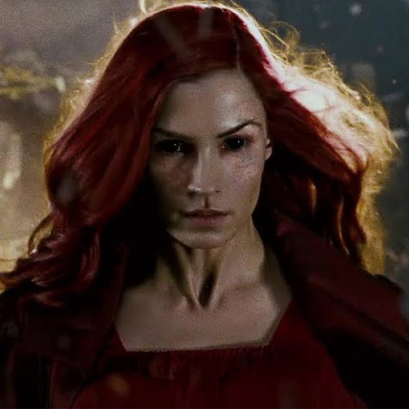 Famke Janssen as Jean Grey/Phoenix in the X-Men movies