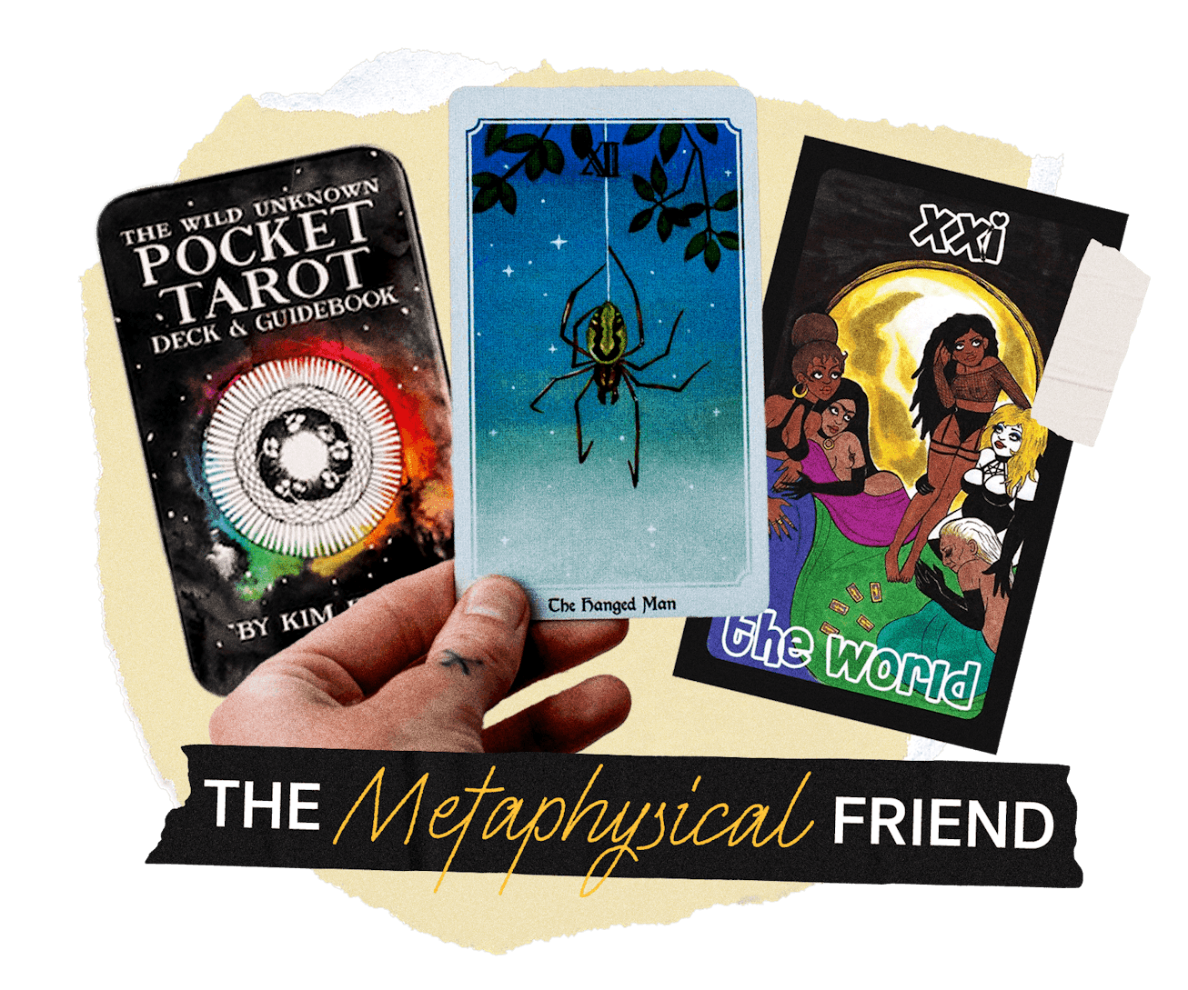 The Wild Unknown Pocket Tarot, The Anima Mundi Tarot and The Slutist Tarot II