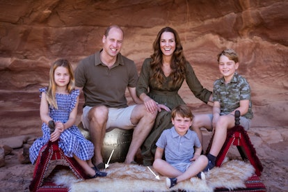 Princess Charlotte and Prince Louis wore matching shoes in their Christmas card.