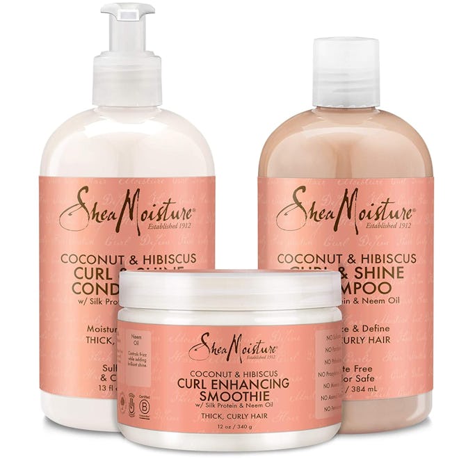 Shea Moisture Coconut and Hibiscus Hair Care Set (3- Pack)