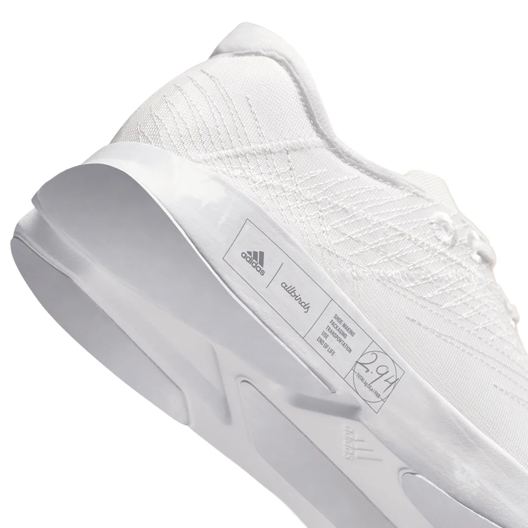 adidas gazelle silver green womens Adidas x Allbirds Unisex FutureCraft Footprint Non Dyed / Cloud White /  Ecru Tint Running Shoes