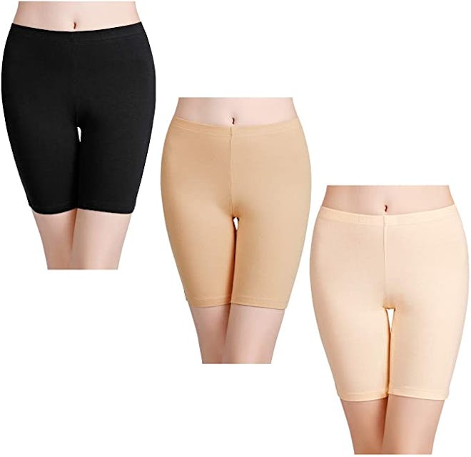 Wirarpa Anti-Chafing Cotton Boy Shorts (3-Pack)