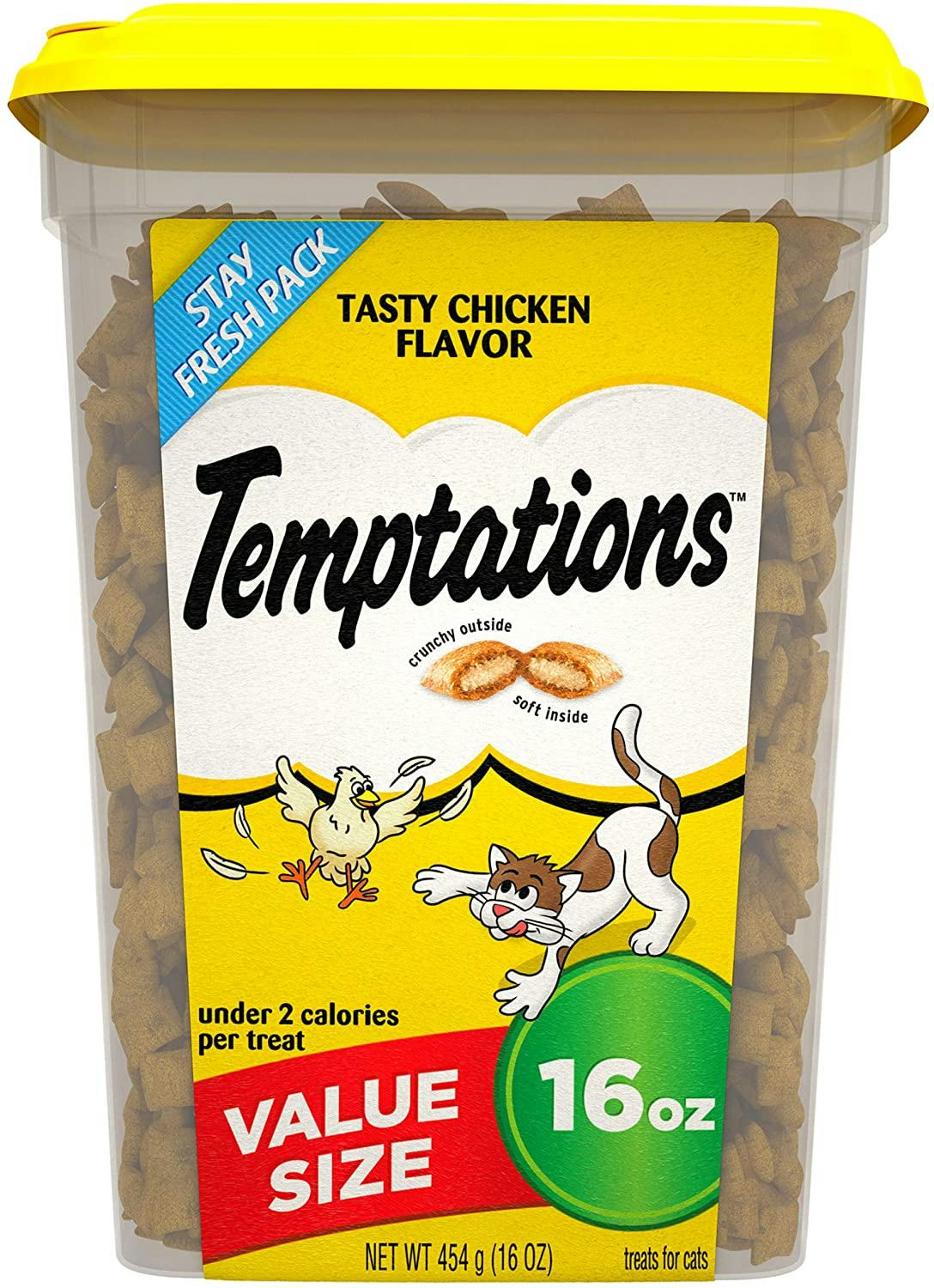 TEMPTATIONS Classic Crunchy Soft Cat Treats