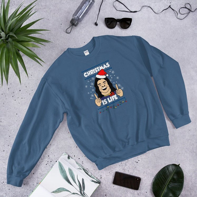 This 'Ted Lasso' ugly Christmas sweater has Dani Rojas on it. 