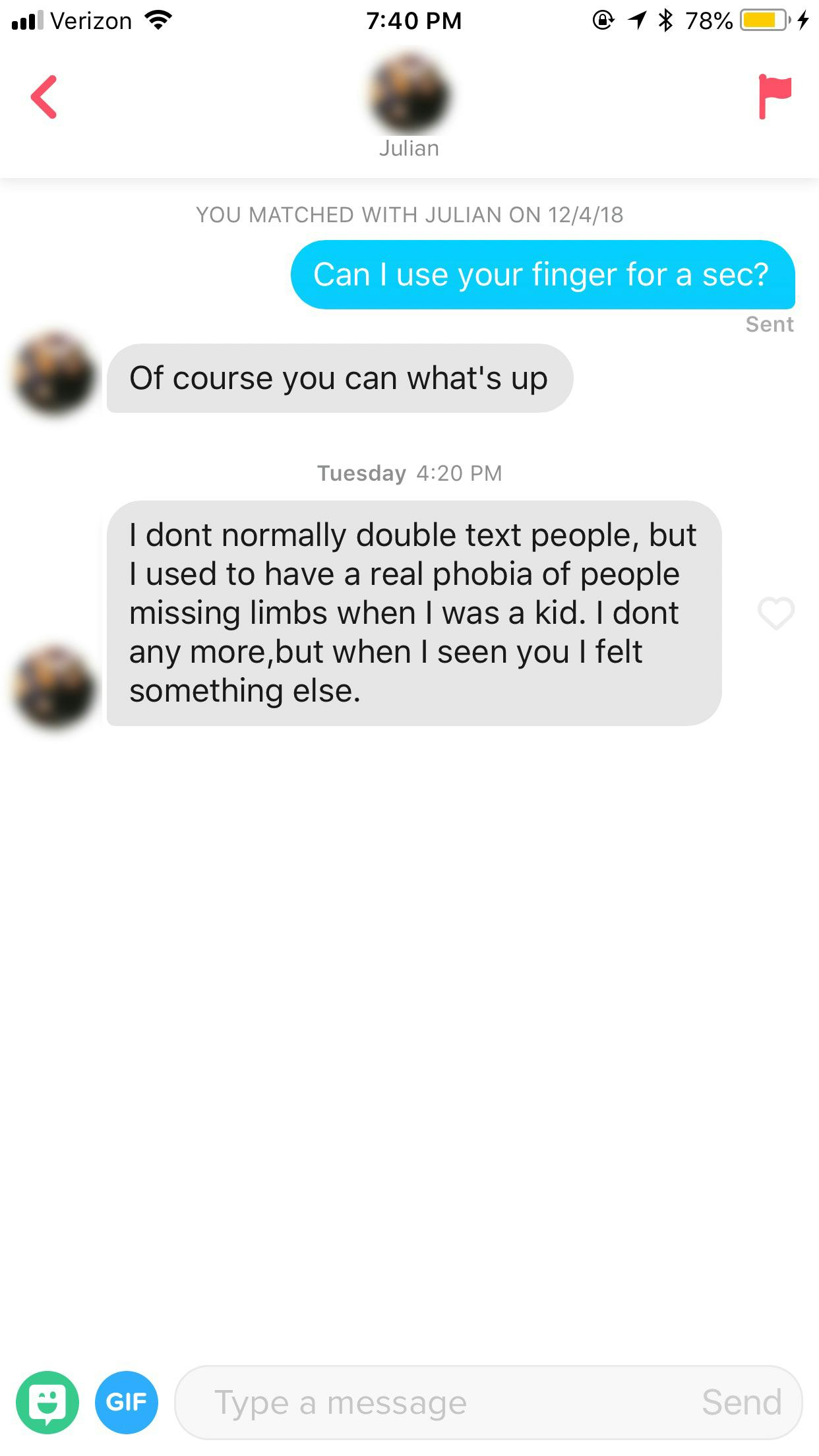 Tinder from missing messages Why Does