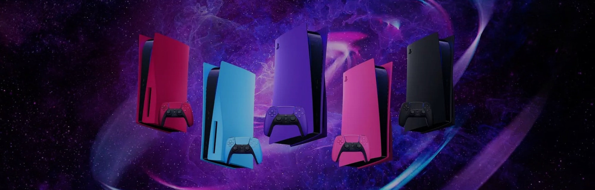 Official color face plates for Sony PS5