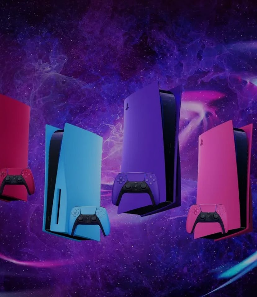 Official color face plates for Sony PS5