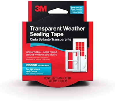 3M Interior Transparent Weather Sealing Tape
