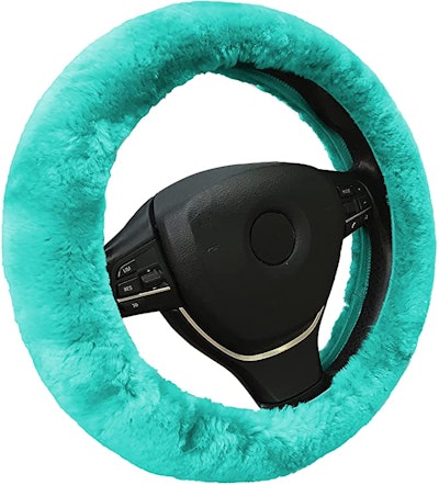 Andalus Australian Sheepskin Wool Steering Wheel Cover