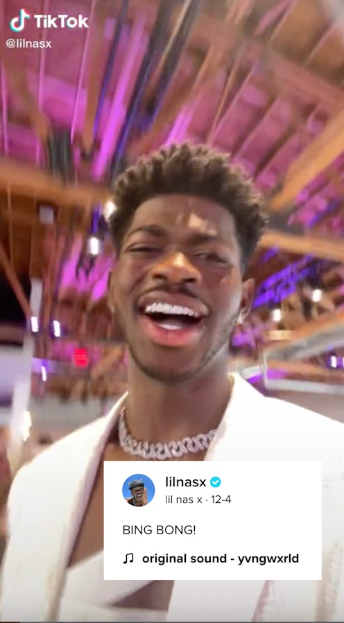 Lil nas X posts a TikTok using the bing bong audio clips. What does bing bong mean on TikTok? The ne...