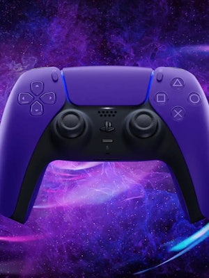 DualSense controller for PS5 in galactic purple colorway