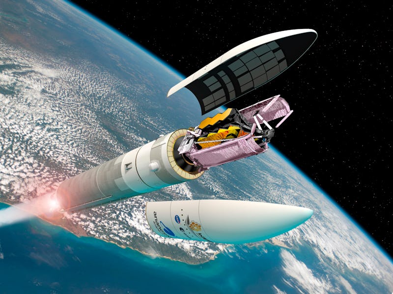 james webb space telescope in flight