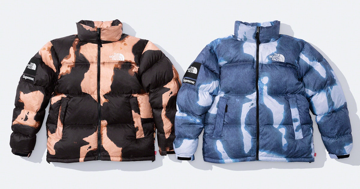 Supreme north top face denim jacket