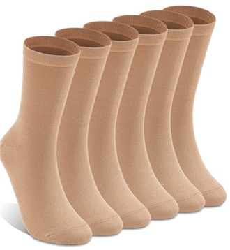LIXIA Thin Merino Wool Socks (6 Pairs)