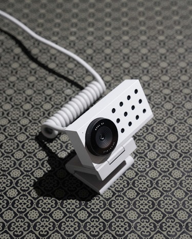 The Opal C1 webcam comes in white or black.