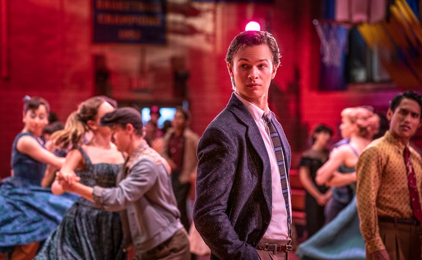 Ansel Elgort as Tony in Steven Spielberg's 'West Side Story' (2021). Photo courtesy of 20th Century ...