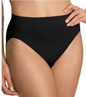 Bali Comfort Revolution Microfiber Seamless Hi Cut Panty 