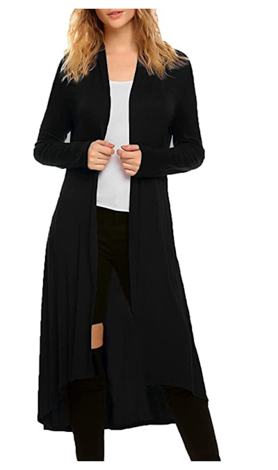 POGTMM Long Open Front Cardigan