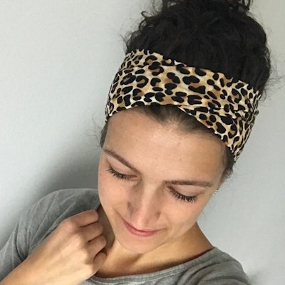 Cheetah Print Twisted Women's Headband