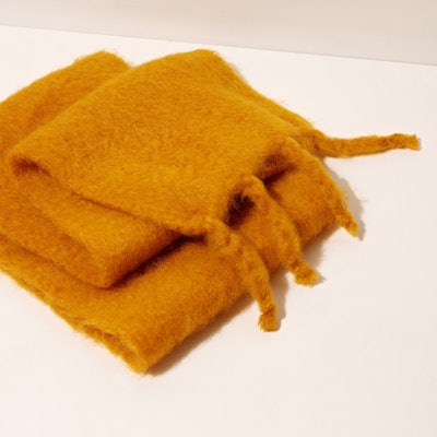 a soft mohair scarf is a cozy gift for homebodies