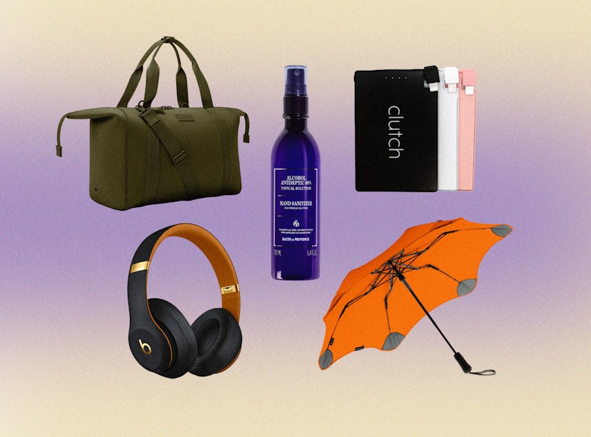 A collage of five gifts to make pandemic travel more bearable