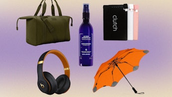 A collage of five gifts to make pandemic travel more bearable
