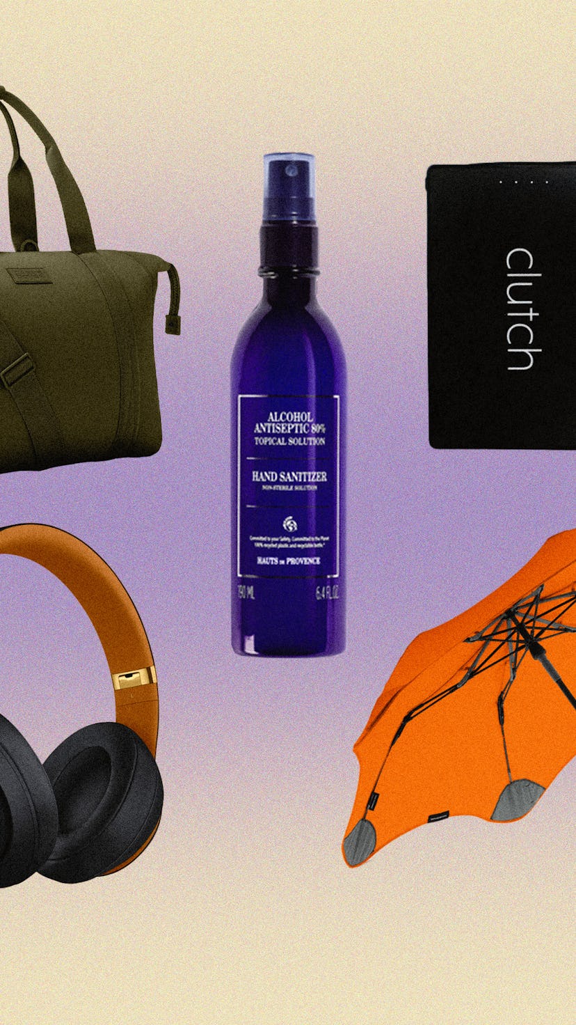 A collage of five gifts to make pandemic travel more bearable