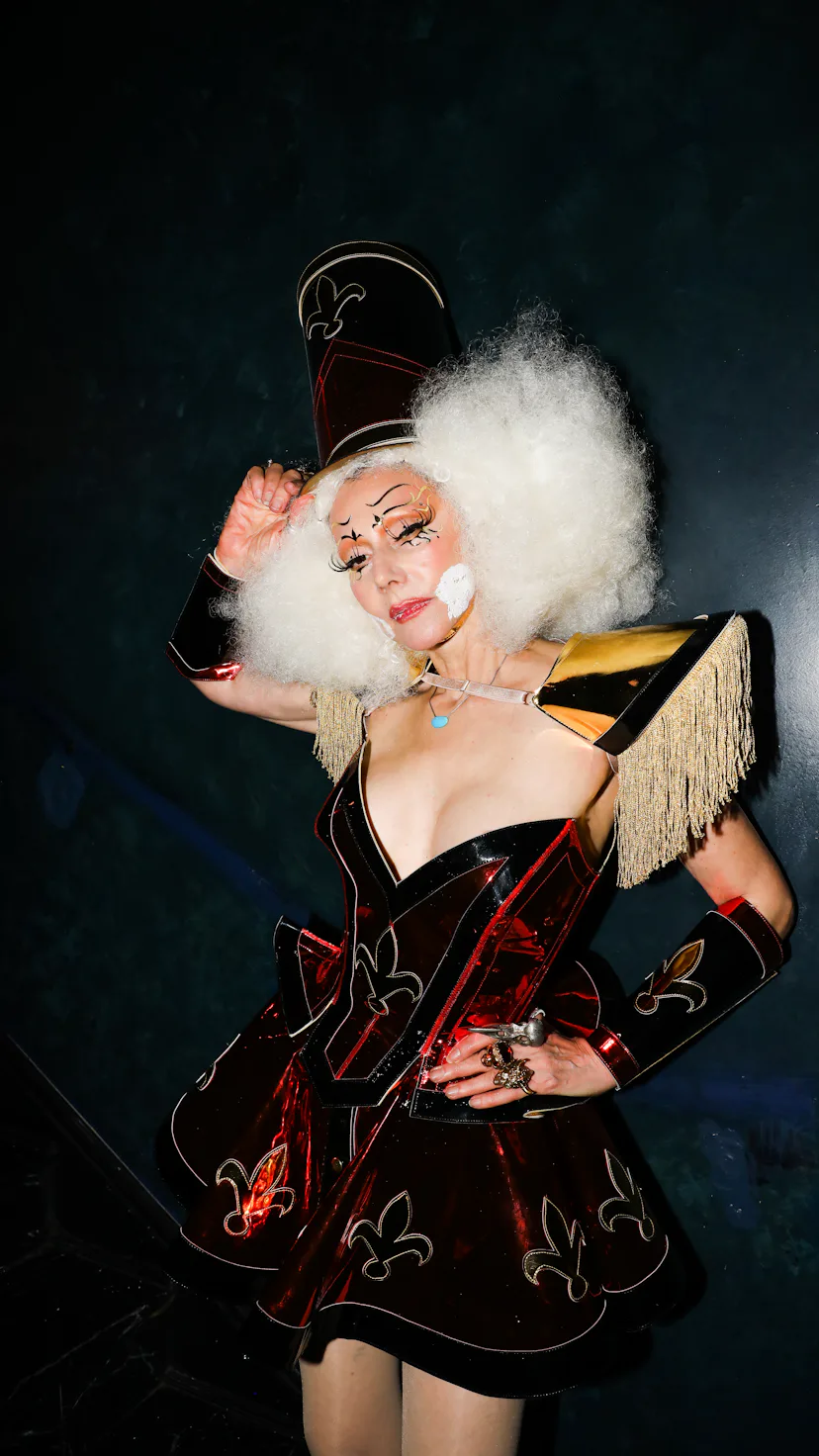Susanne Bartsch celebrates her toy drive in NYC on December 10.