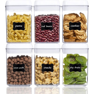 Airtight Food Storage Containers (6-Pack)
