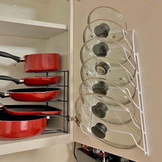 Evelots Pot Lid Storage